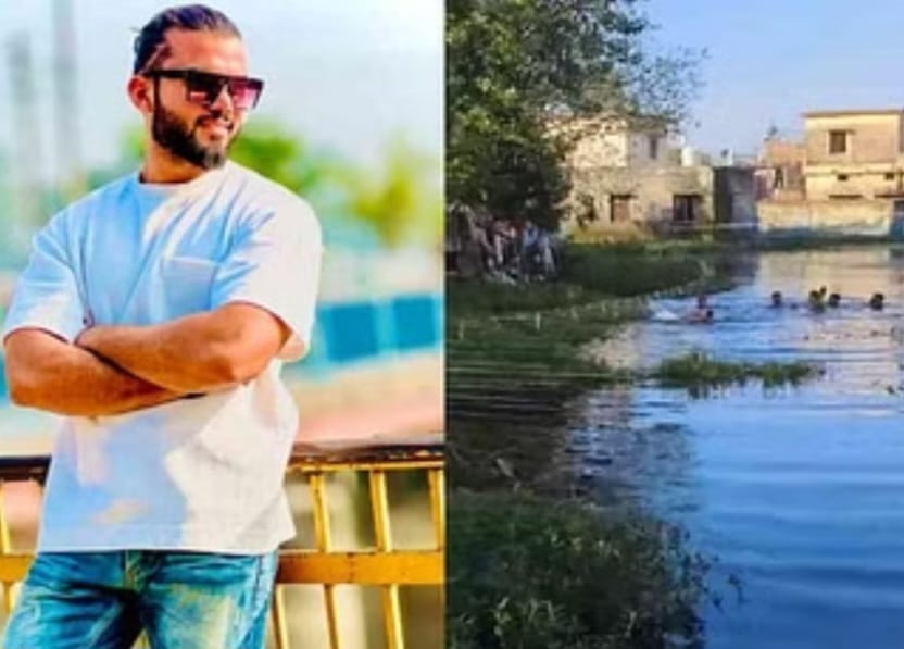 गोवंश स्क्वायड की टीम ने पीछा किया तो युवक की तालाब में छलांग लगाने से मौत,  भारी हंगामा कर शव उठाने का किया विरोध